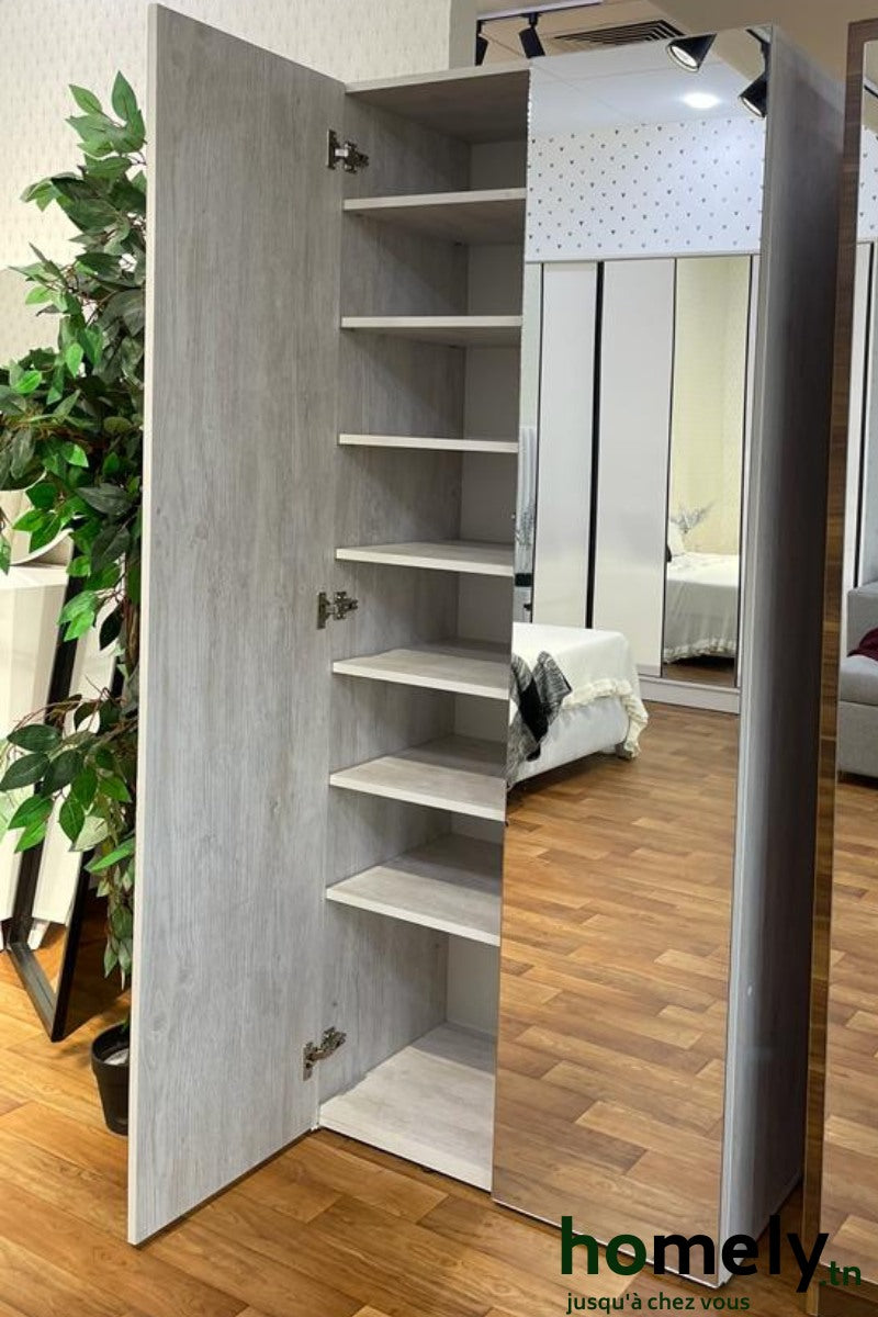 Meuble Reo deux portes avec Miroir