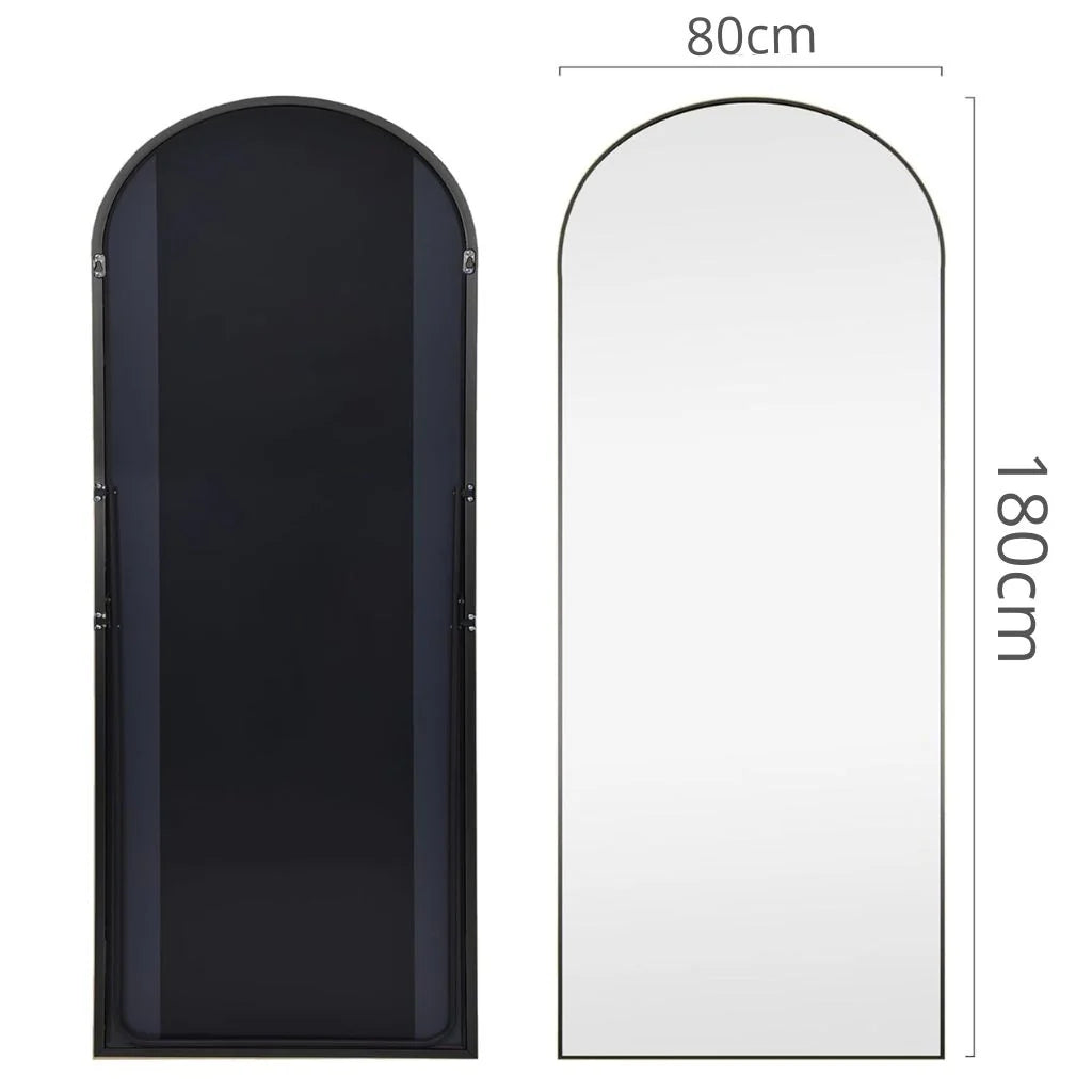 Miroir Arqué Grand Modèle Doré