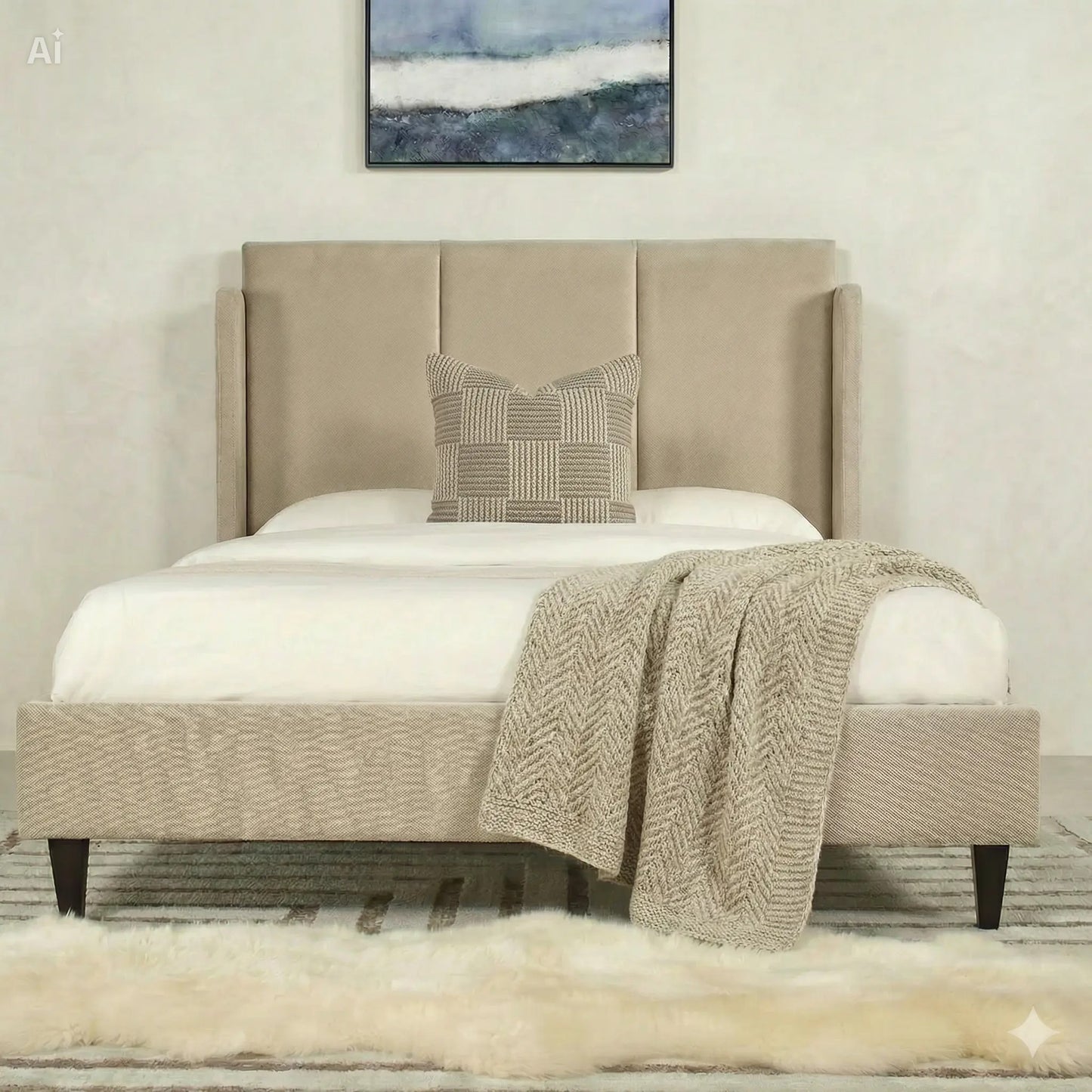 Lit 2 Places 160x190 ÉLYSIA Cocoon + Matelas Offert