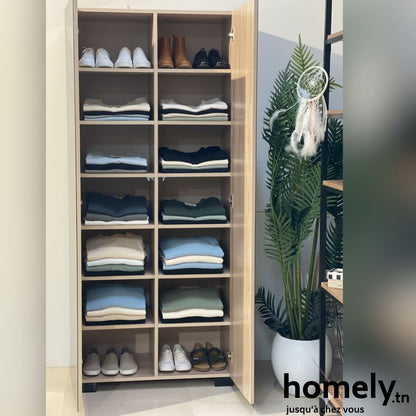 Meuble Reo deux portes avec Miroir