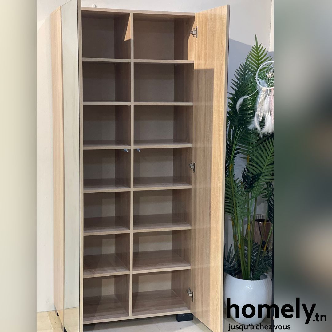 Meuble Reo deux portes avec Miroir