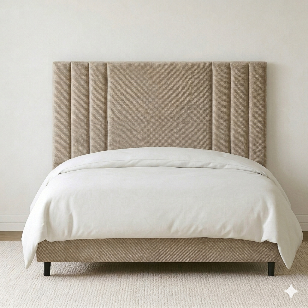 Lit 2 Places 160x190 Prestige Capitonné + Matelas Offert