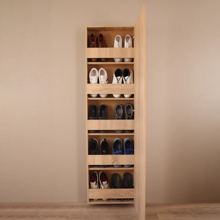 Meuble Porte-Chaussures avec Miroir Cadré