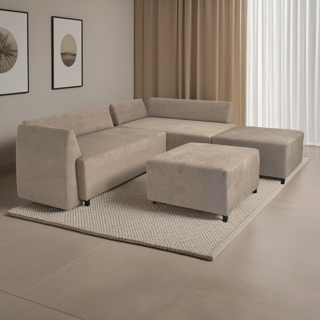 Canapé Puzzle Modulable 3 en 1 GRIS