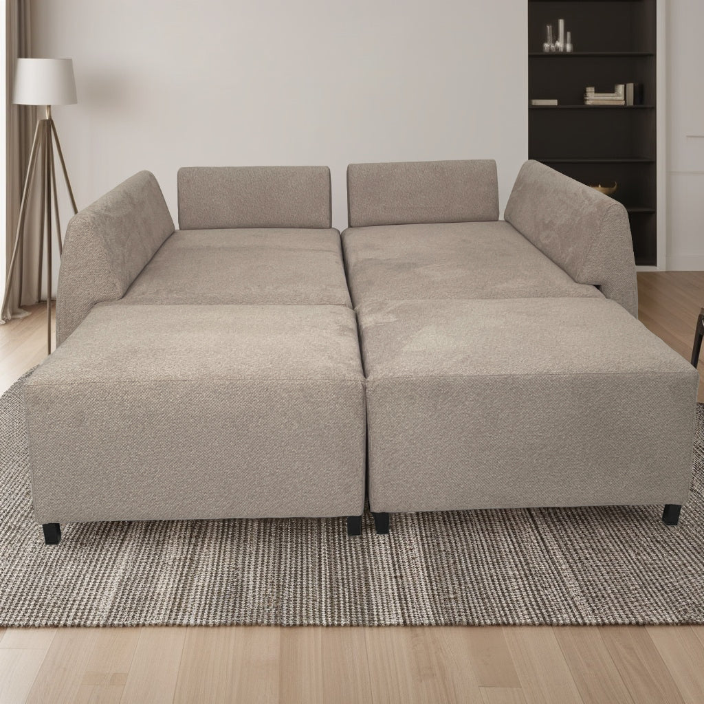 Canapé Puzzle Modulable 3 en 1 GRIS