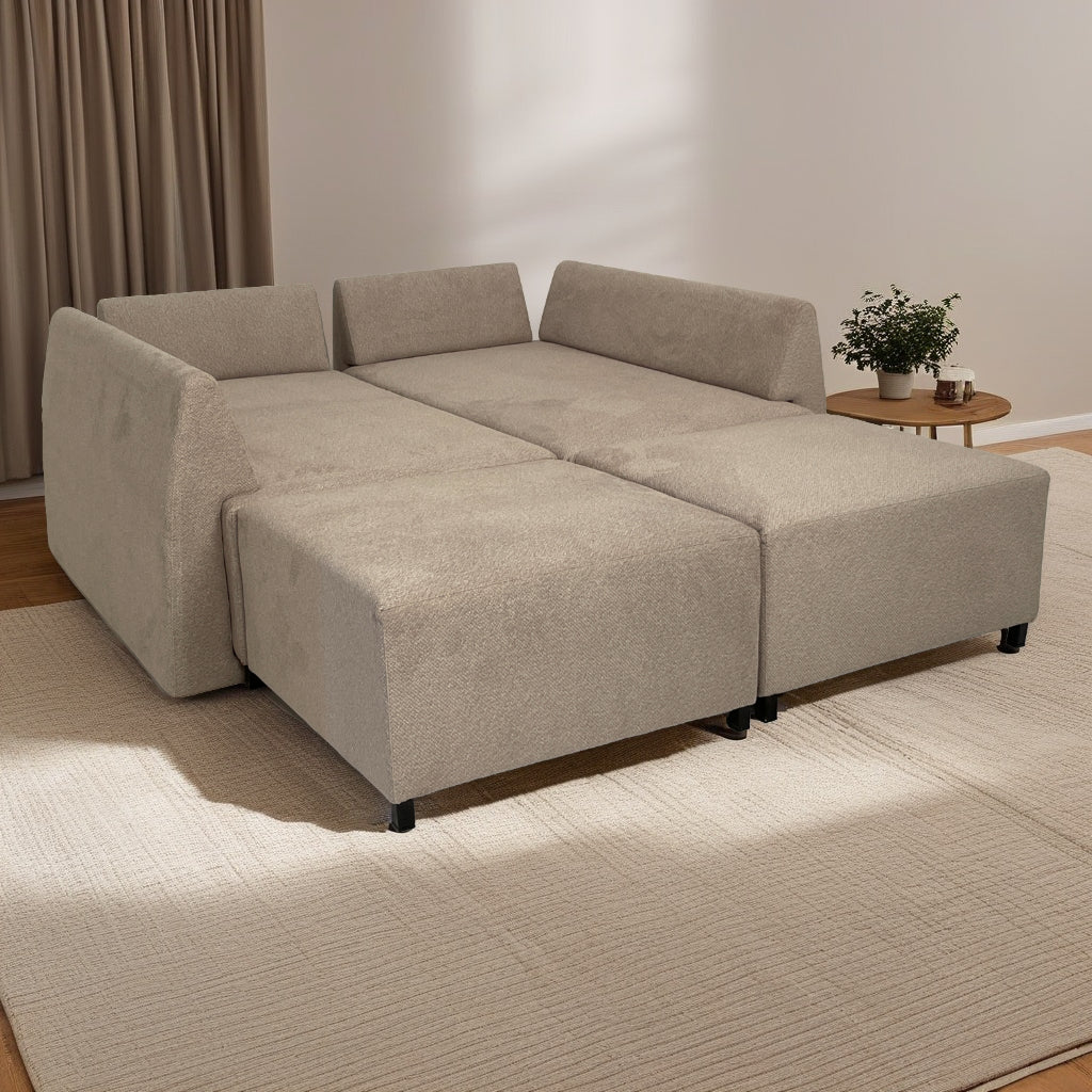 Canapé Puzzle Modulable 3 en 1 GRIS