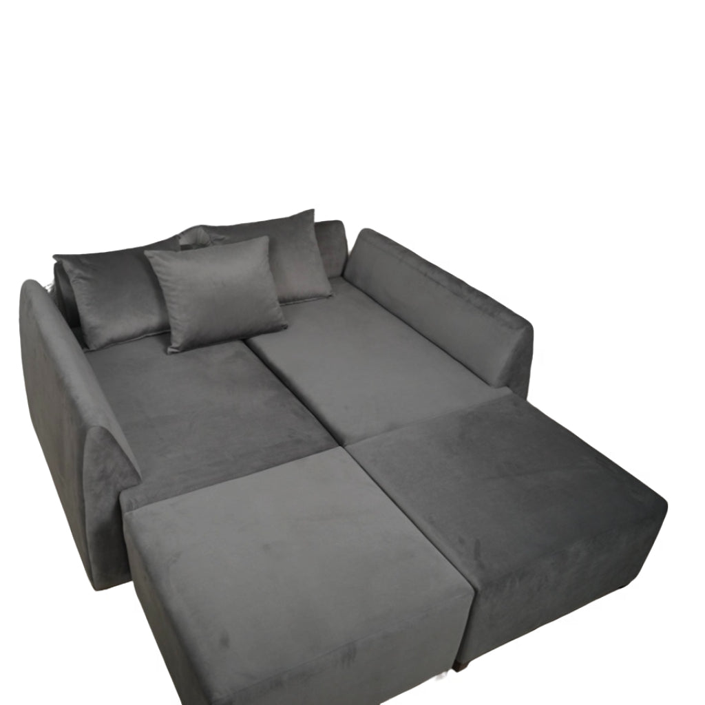 Canapé Puzzle Modulable 3 en 1 GRIS