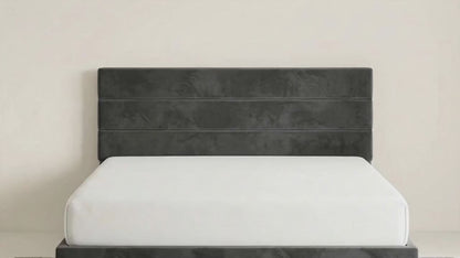 Lit 2 Places 160x190 Design Lignes Horizontales + Matelas Offert
